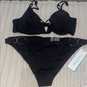 Black Women's Bikini Set